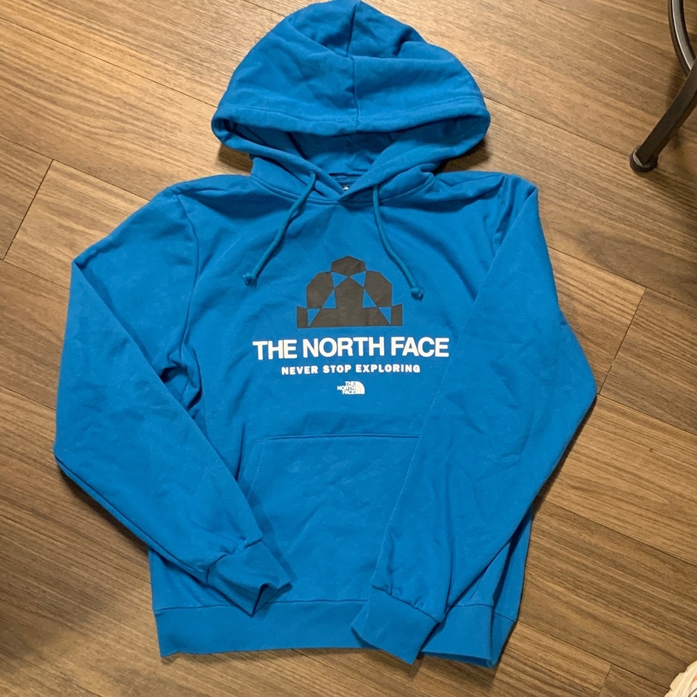 The North Face Bright Blue Logo Pullover Hoodie